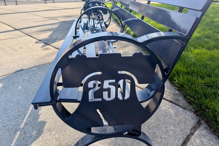 250th commemorative bench.