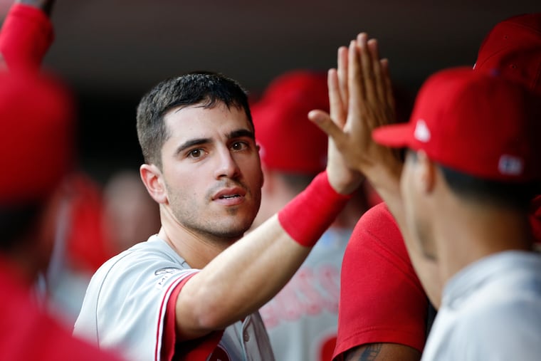 Adam Haseley might be the Phillies' center fielder of the future. For now, though, he's playing almost exclusively against right-handed pitchers.