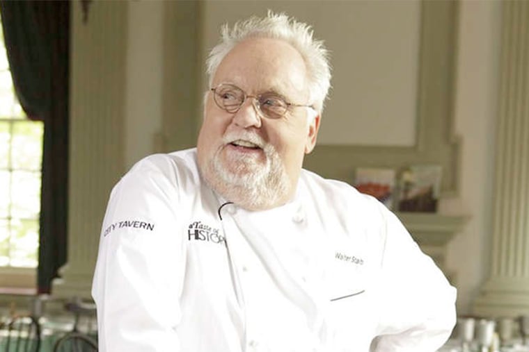 City Tavern Restaurant chef/owner Walter Staib in one of his 10 dining rooms. Running the restaurant sparked his love of history.