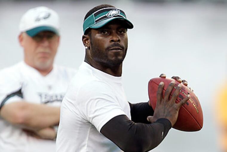 Michael Vick's career thus far has been defined by spectacular plays and mind-numbing mistakes. (David Maialetti/Staff file photo)