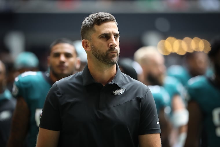 Eagles head coach Nick Sirianni.