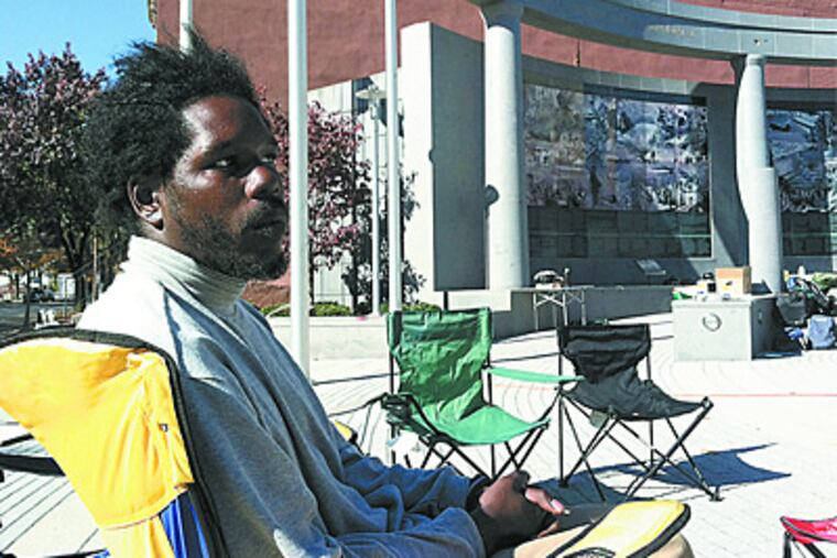 Edward Anthony Salter calls Occupy New Jersey “the greatest thing that’s happened in my life.