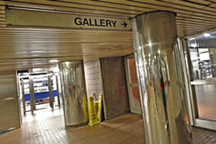 General area under concourse at 8th and Market streets, where youths attacked Tyesha Tazwell.