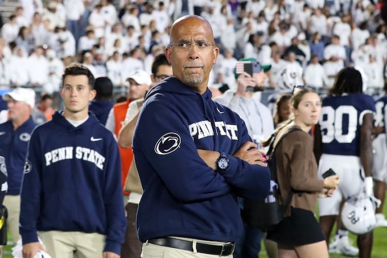 James Franklin has been fired after three consecutive losses ended Penn State's national title hopes.