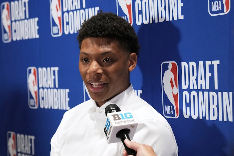 Rutgers wing Ace Bailey avoided answering questions Tuesday about canceling his workout with the Sixers.