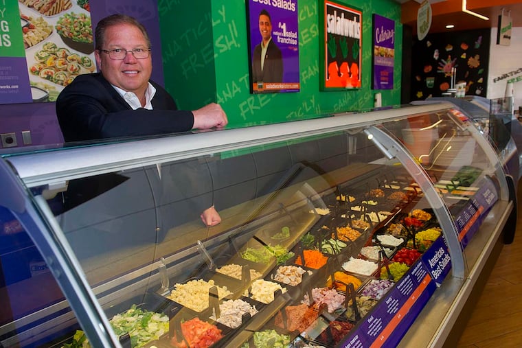 Saladworks president and CEO Paul Steck in the Mount Laurel location.