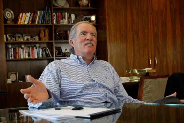 John McGlade, Chairman, CEO , and President of Air Products, discusses the company at corporate headquarters in Allentown. ( Michael S. Wirtz / Staff Photographer ).