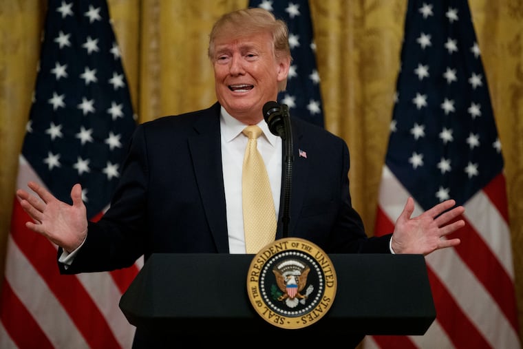 President Donald Trump speaks during the "Presidential Social Media Summit" in the East Room of the White House, Thursday, July 11, 2019, in Washington.