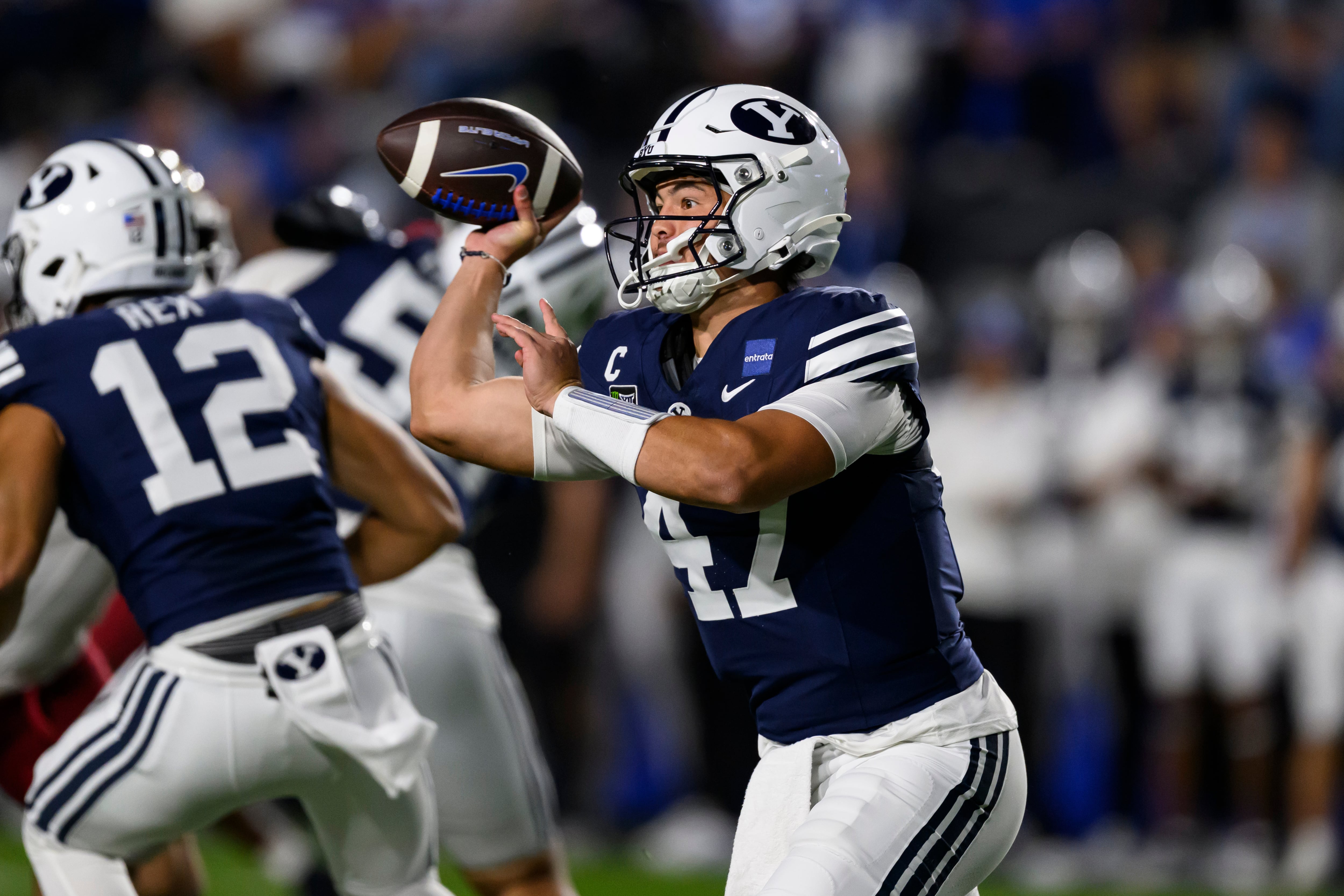 Bear Bachmeier powers No. 8 BYU past Iowa State, 24-10