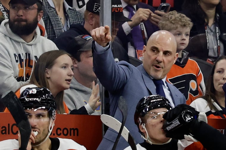 Rick Tocchet played for the Flyers from 1984-1992 before he was traded to the Penguins.