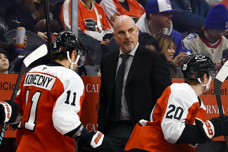 Flyers head coach Rick Tocchet has made a few changes on offense recently which has resulted in more personnel going at net consistently.