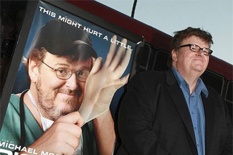 Michael Moore in 2007, when "Sicko" was released.