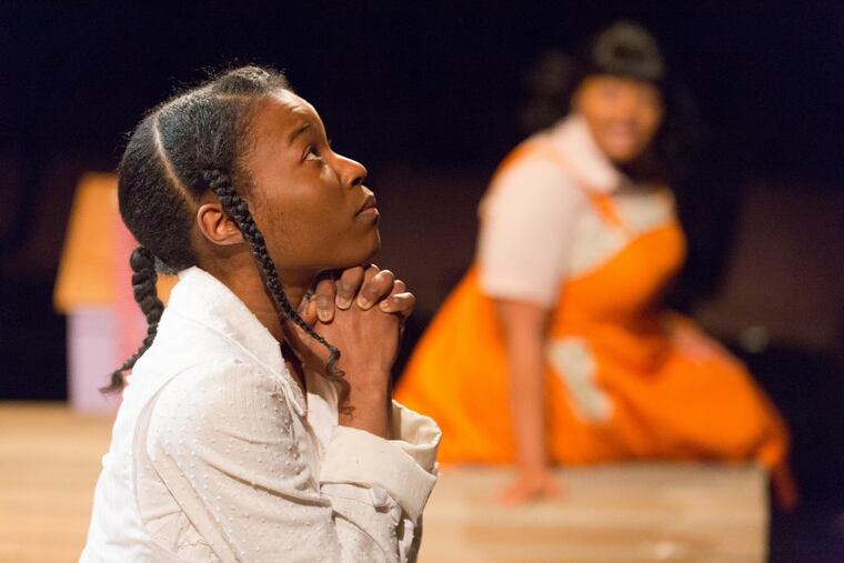 Jasmine Ward stars as Pecola Breedlove in Toni Morrison’s “The Bluest Eye,” at the Arden.