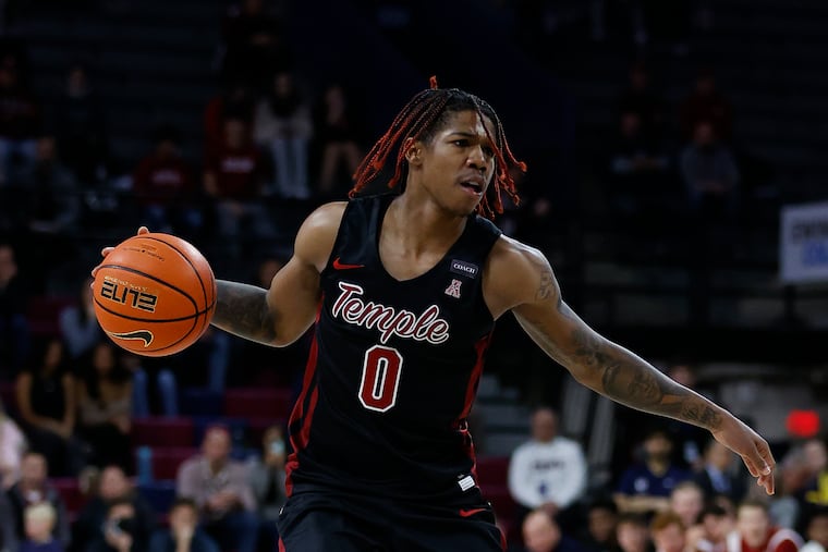 Temple guard Khalif Battle entered the NCAA Transfer Portal on Tuesday after a tumultuous season with the Owls.