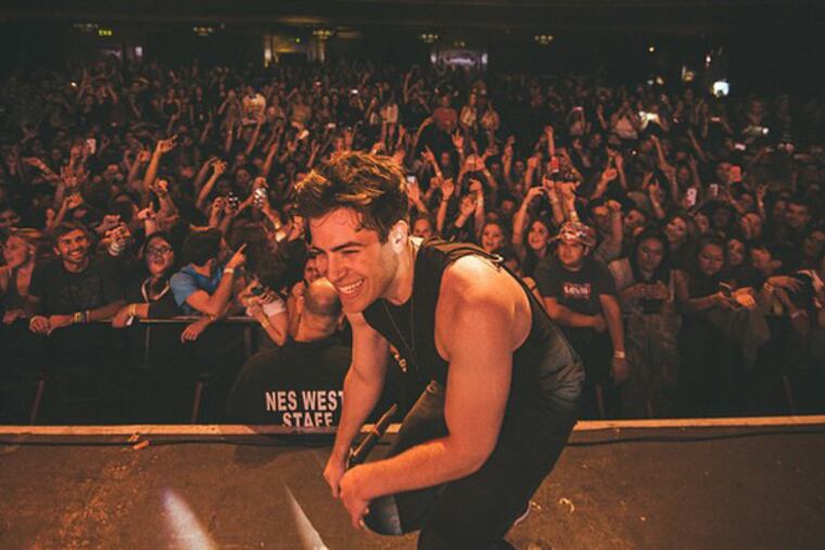 University of Penn graduate Hoodie Allen plays the Liacouras Center at Temple University, along with Chiddy Bang, Saturday.