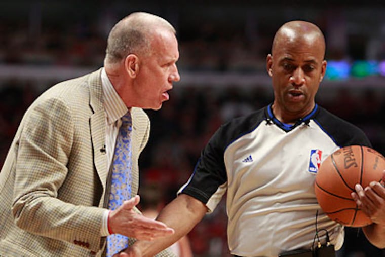 Doug Collins has consistently said that rebounding is more important than guard play against the Bulls. (Ron Cortes/Staff Photographer)