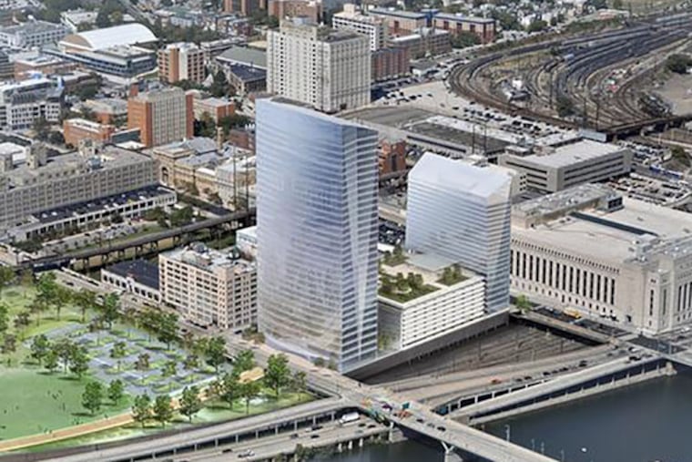 Brandywine Realty Trust's 47-story FMC Tower at 30th and Walnut Streets.