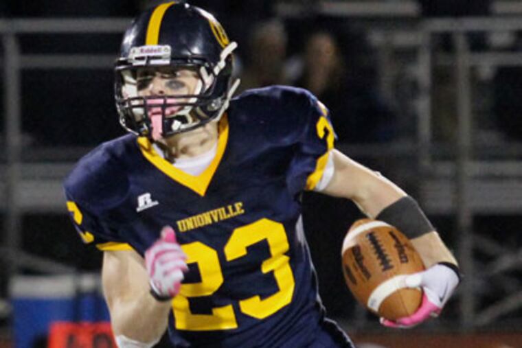Unionville football player Richie Sampson has committed to Coastal Carolina. (Jim Gill)