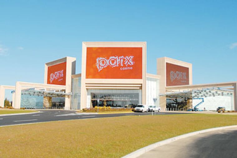 The exterior of the new the Parx casino at Philly Park. (Ron Tarver / Staff Photographer)