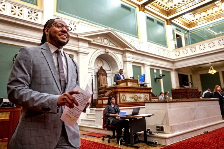 Jeffery "Jay" Young in the City Council chambers.
