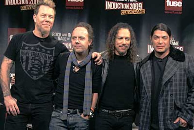 Scurrying out onto the darkened stage like black-clad ninjas, illuminated by a two-story-high mesh of lasers, Metallica launched into the new "That Was Just Your Life" with the conviction of men who have learned the hard way that no one here gets out alive.