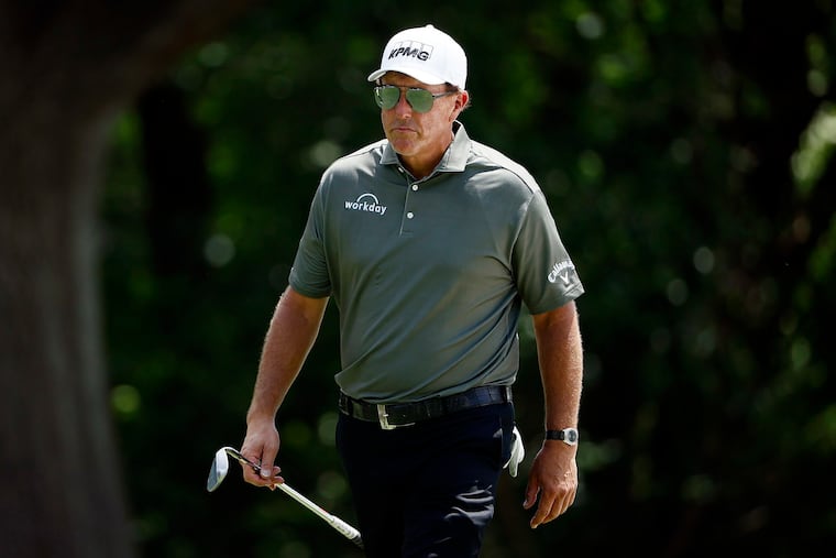 Phil Mickelson won't have the KPMG logo on his hat any longer after his comments about the proposed Saudi golf league and the PGA Tour.