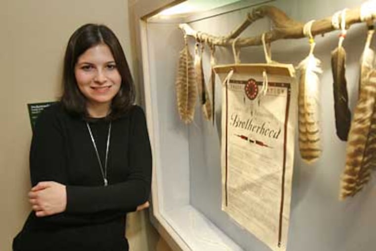 Abigail Seldin, an undergraduate student at the University of Pennsylvania, was named a Rhodes Scholar. (Charles Fox / Staff Photographer)