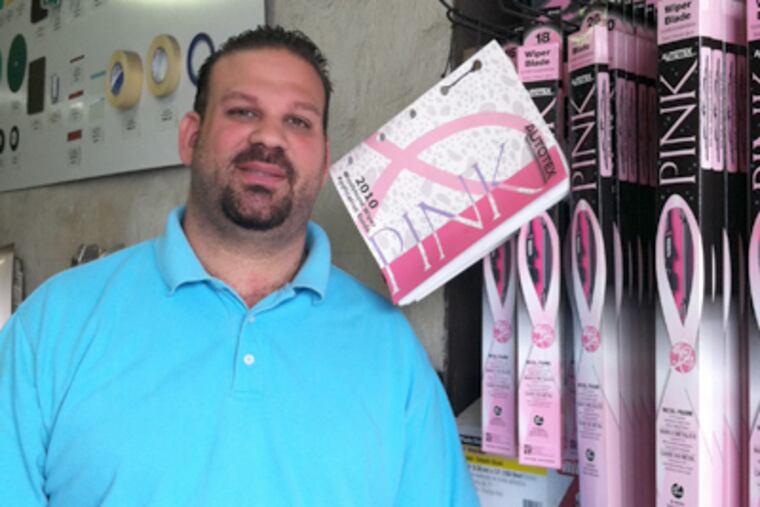 Domenic Nigro. "It's not just about fixing cars anymore," he decided a year and a half ago. "It's about helping people." (Monica Yant Kinney / Staff)