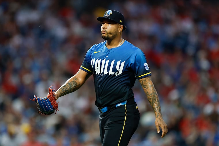 Taijuan Walker after completing the third inning against the Milwaukee Brewers on Friday.
