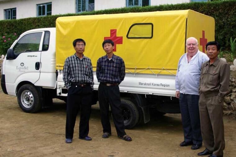 Father Gerard Hammond has made more than 50 trips into North Korea, most recently to help treat TB patients.