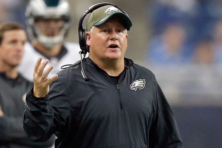 Eagles head coach Chip Kelly.