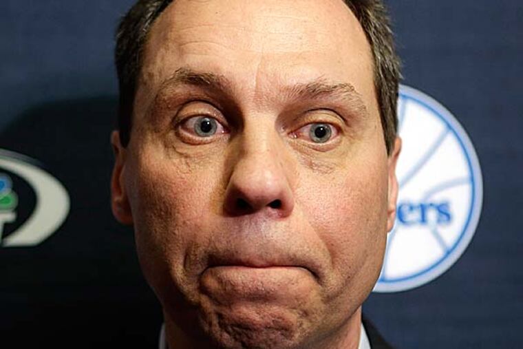 The 76ers once again find themselves among those in the spin cycle this offseason. (Matt Slocum/AP)