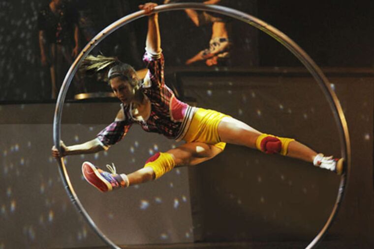 CHILD -- Cirque Éloize iD, part of the Kimmel Center for the Performing Arts Broadway series, continues at the Merriam Theater through Sunday.