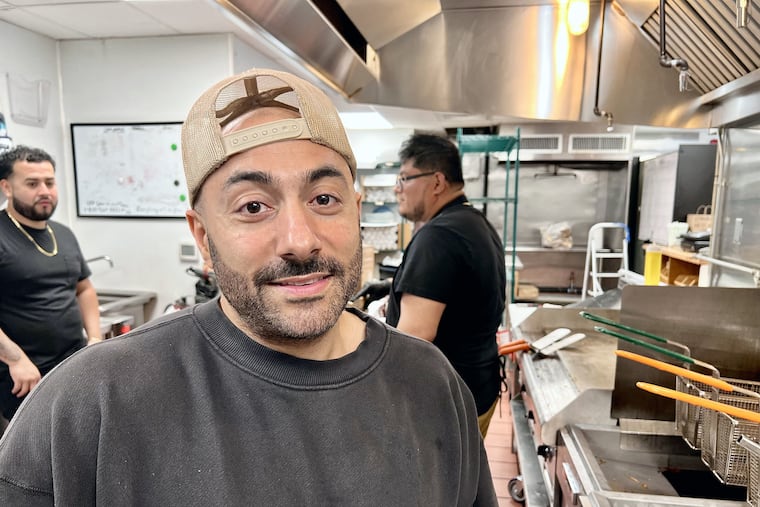 Speer Madanat in the kitchen at Steaks West Chester in October 2023.