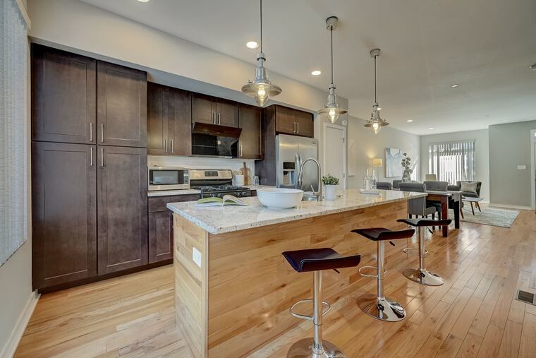 The contemporary style house was designed by noted architect Brian Phillips, a lecturer at the Weitzman School of Design at the University of Pennsylvania.