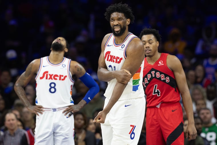 The health of Joel Embiid will be key in the Sixers' quest to push for a playoff spot.