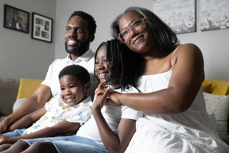 In this file photo from 2024, Austin and Shante Woodlin are shown with their children, Levi and Eden. Scholarship funding gave them the freedom to select an environment where their kids could thrive, writes Shante Woodlin.