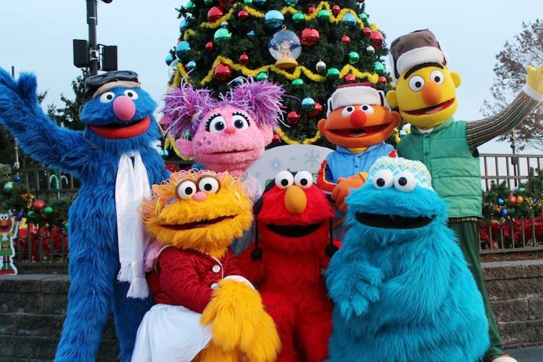 Sesame Place in Langhorne puts on “A Very Furry Christmas” weekends in December and December 26-31.