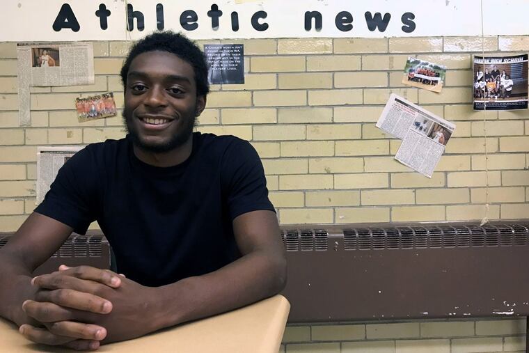 Moriba Perry, Overbrook senior, broke Will Fuller’s city receiving yardage record last week.