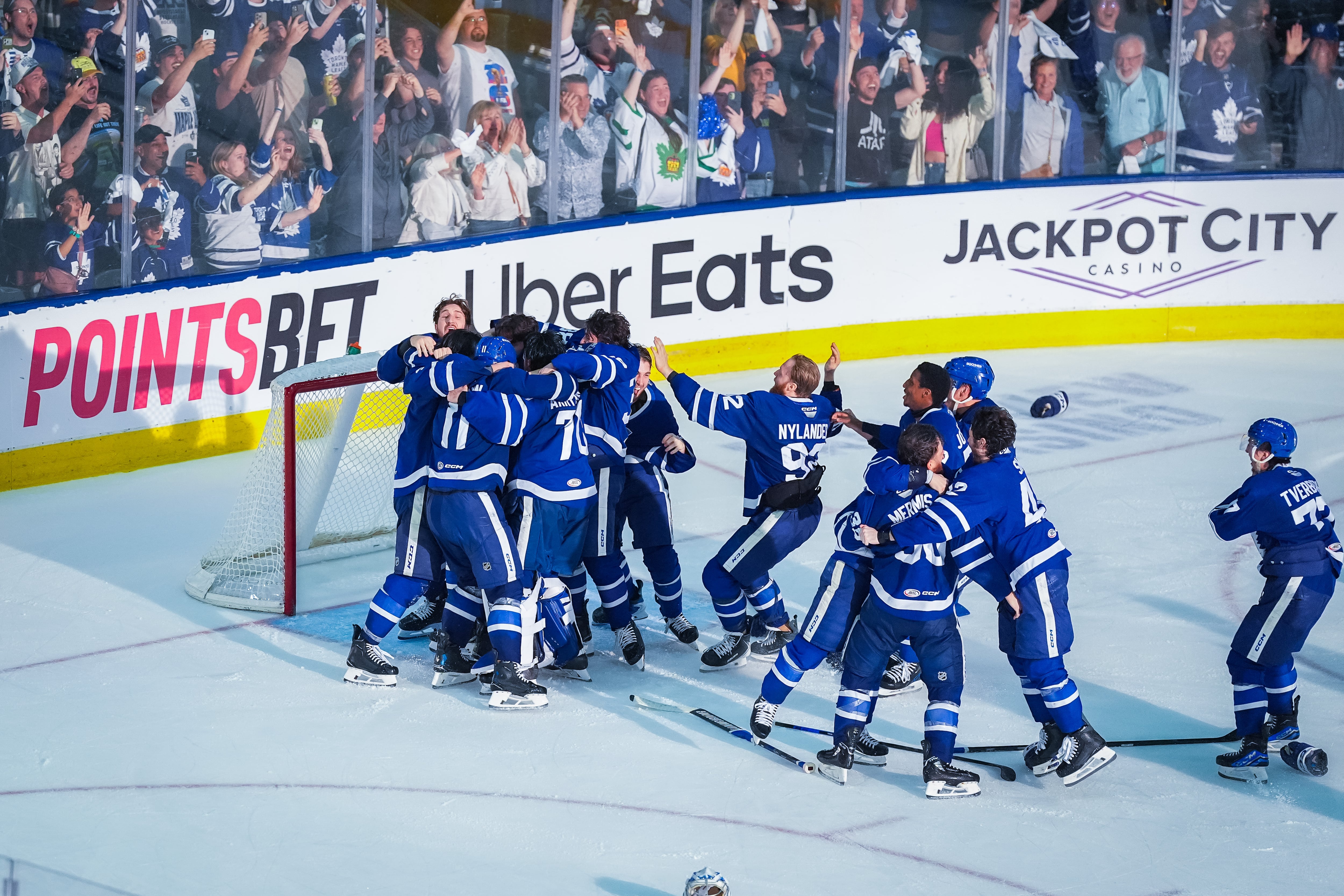 Toronto Marlies win the American Hockey League’s Calder Cup, beating Chicago 4-3 in Game 5