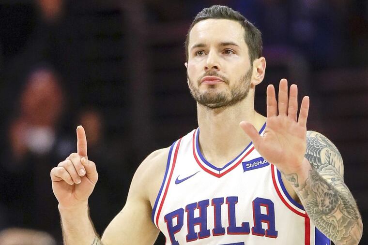Sixers guard JJ Redick is averaging a career-high 17.1 points per game this season.