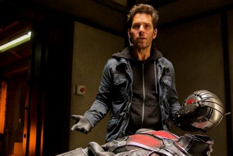 Paul Rudd stars in Marvel's latest superhero blockbuster, "Ant-Man" (Photo courtesy of Marvel Studios, TNS)