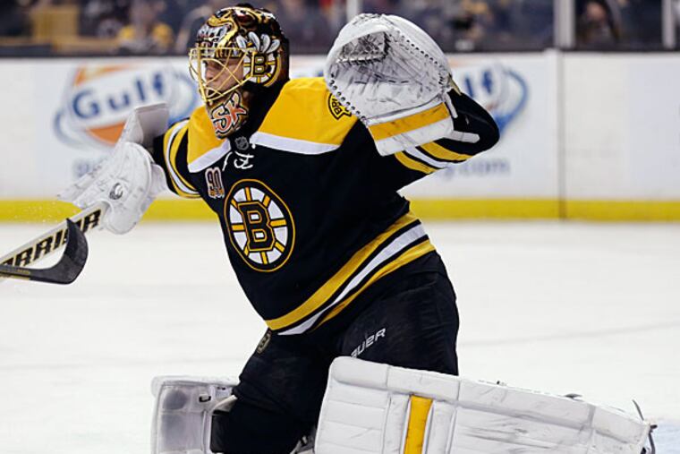 Bruins goalie Tuukka Rask (Charles Krupa/AP)