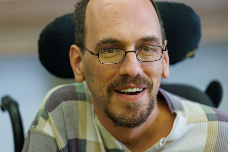 Aaron Deede a resident of Inglis House, is starting classes at Community College of Philadelphia this week.