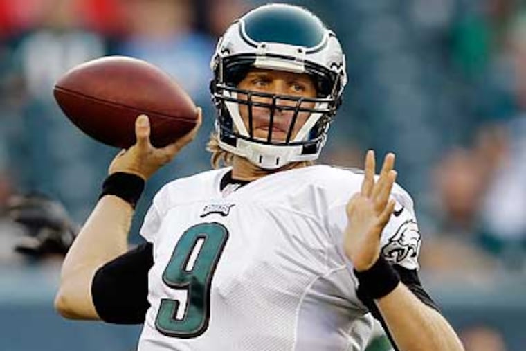 Nick Foles started his second preseason game against the Jets. (Matt Rourke/AP)