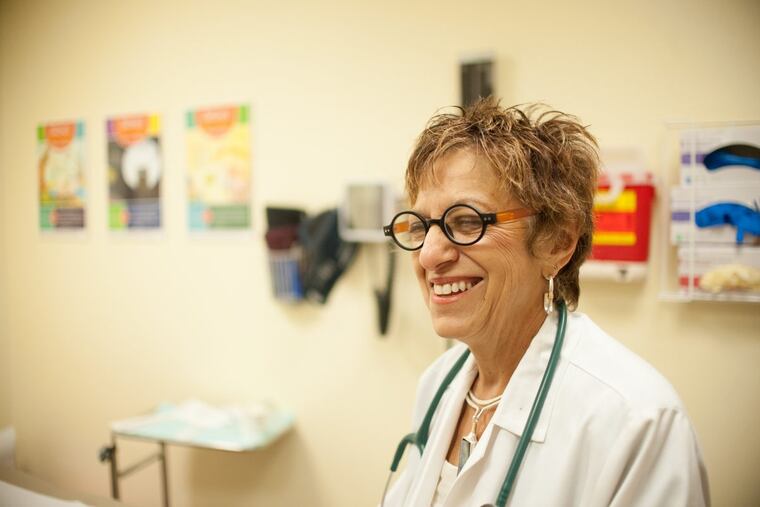 Donna L. Torrisi at the Family Practice and Counseling Network in Philadelphia. Even though she’s an executive, she still sees patients.