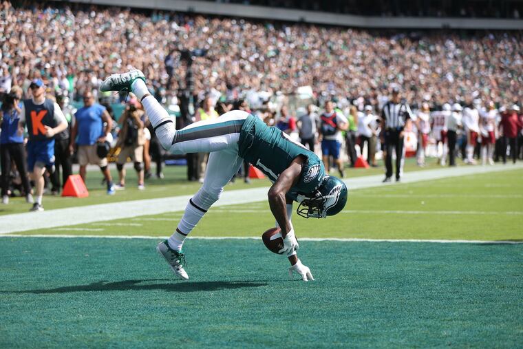 DeSean Jackson had two long touchdowns in last season's home opener for the Eagles.