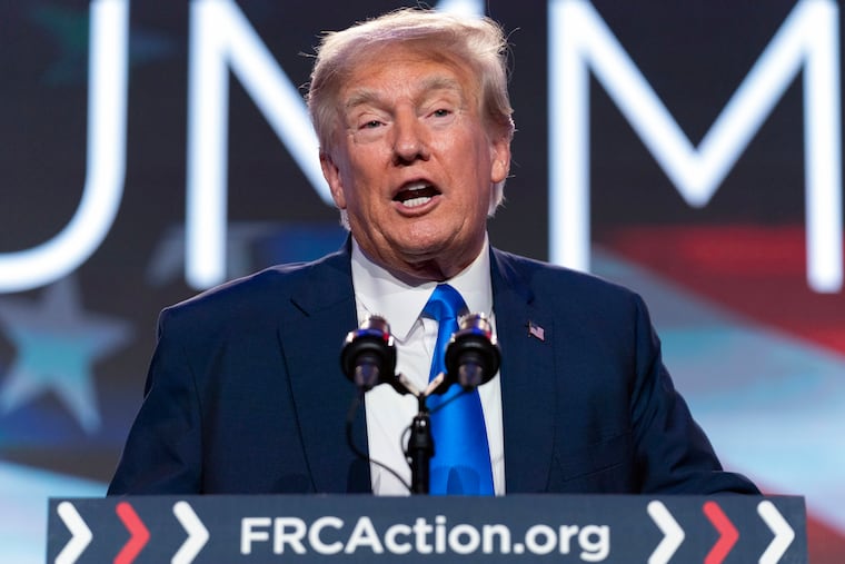 Former President Donald Trump