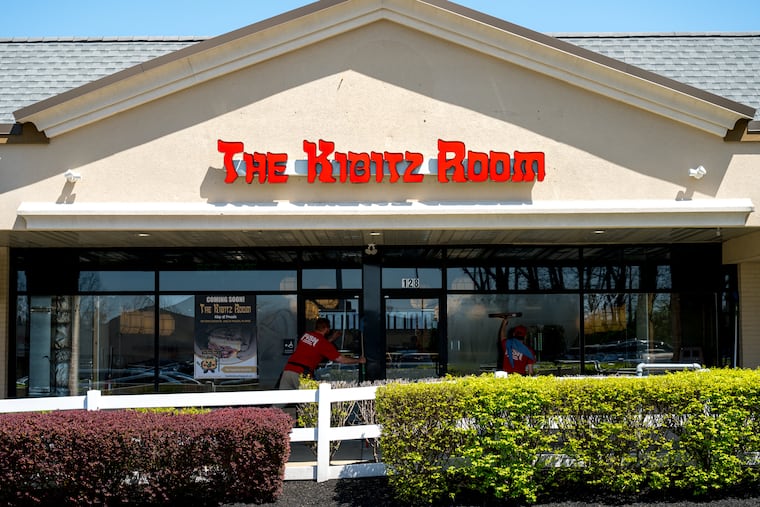 The Kibitz Room King of Prussia on April 17, 2025, the day before its opening.