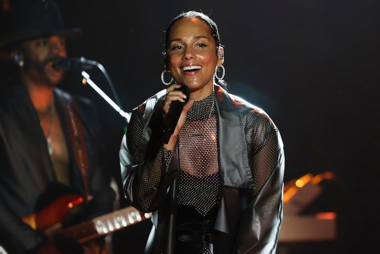 Alicia Keys in September 2022, in Tampa, Fla. Her "Keys to the Summer" tour comes to South Philly on Monday. (Luis Santana/Tampa Bay Times/TNS)